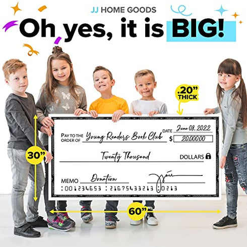 JJ CARE Giant Check